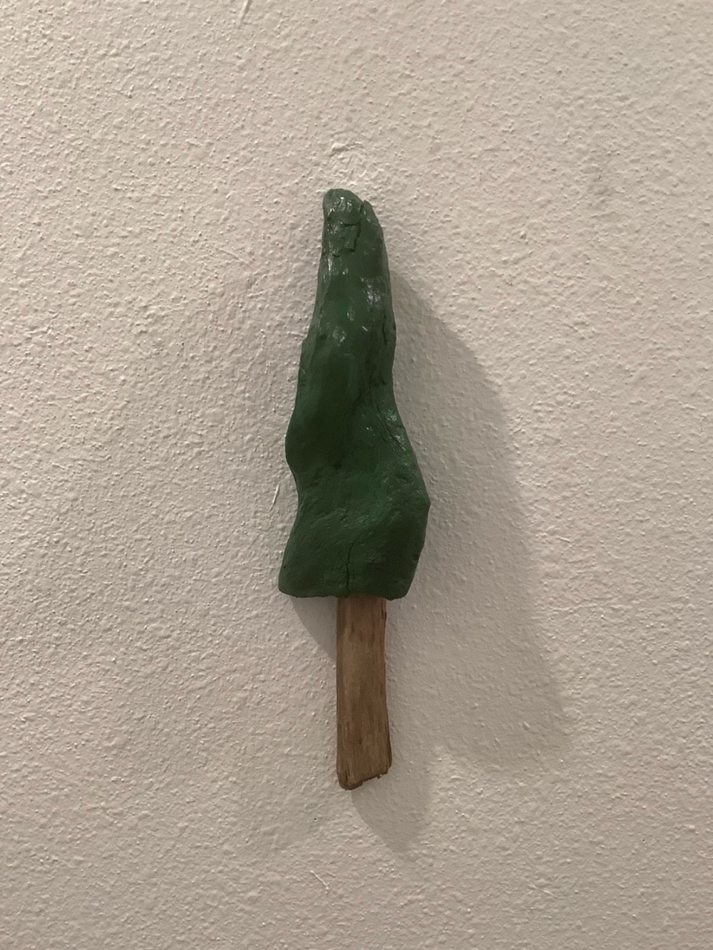 Driftwood Art, Driftwood Green Tree Wall Decor, Driftwood Tree
